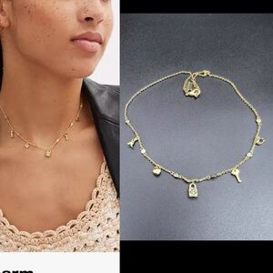 COACH Mini Iconic Charm Necklace